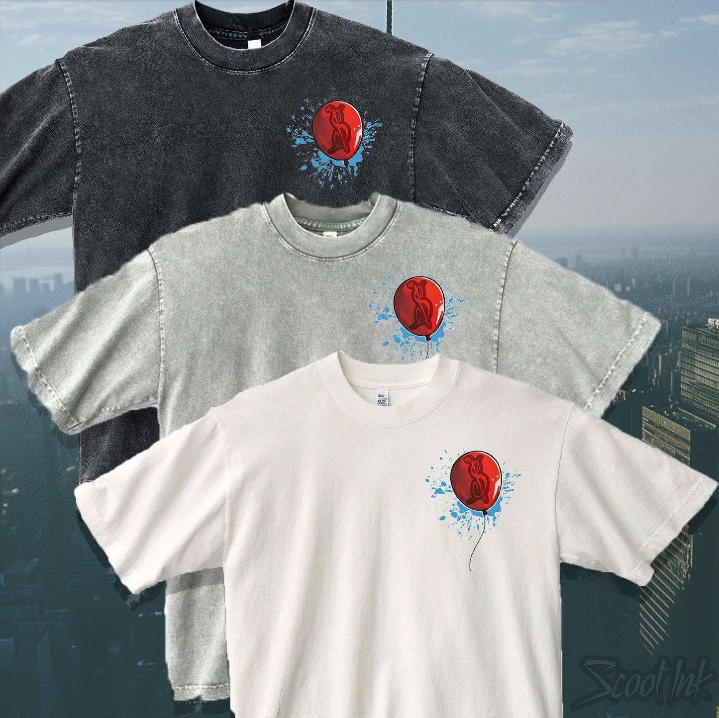 "Balloon" Oversized T-Shirt