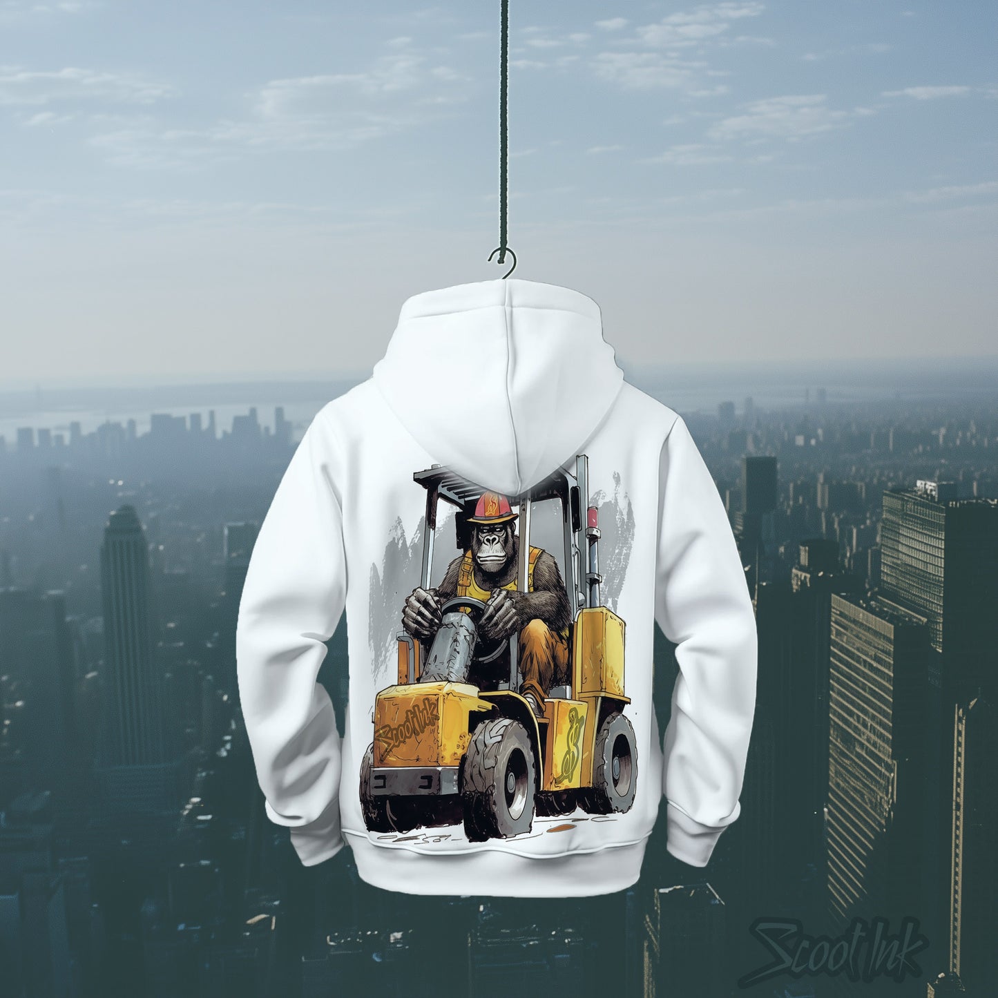 "Under Construction" Oversized Hoodie