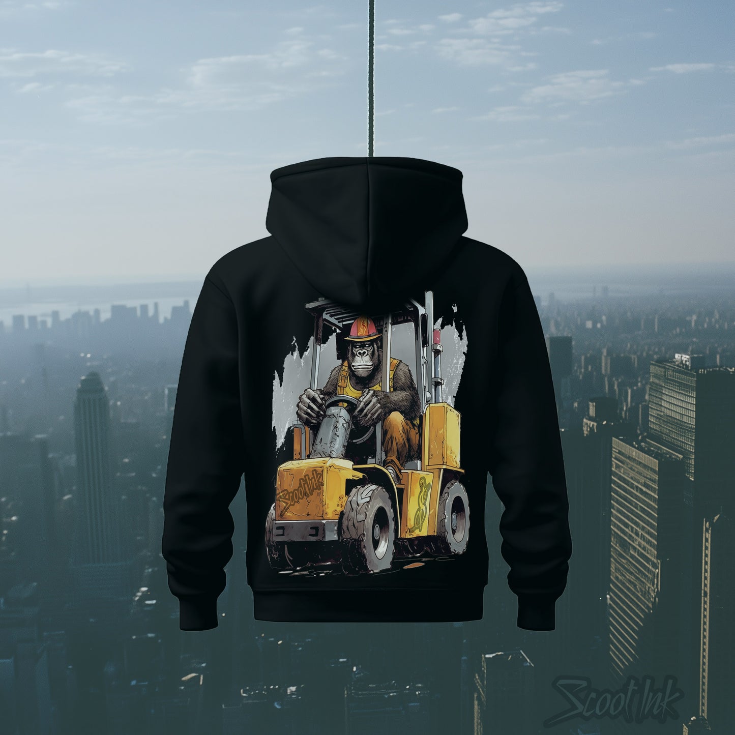 "Under Construction" Oversized Hoodie