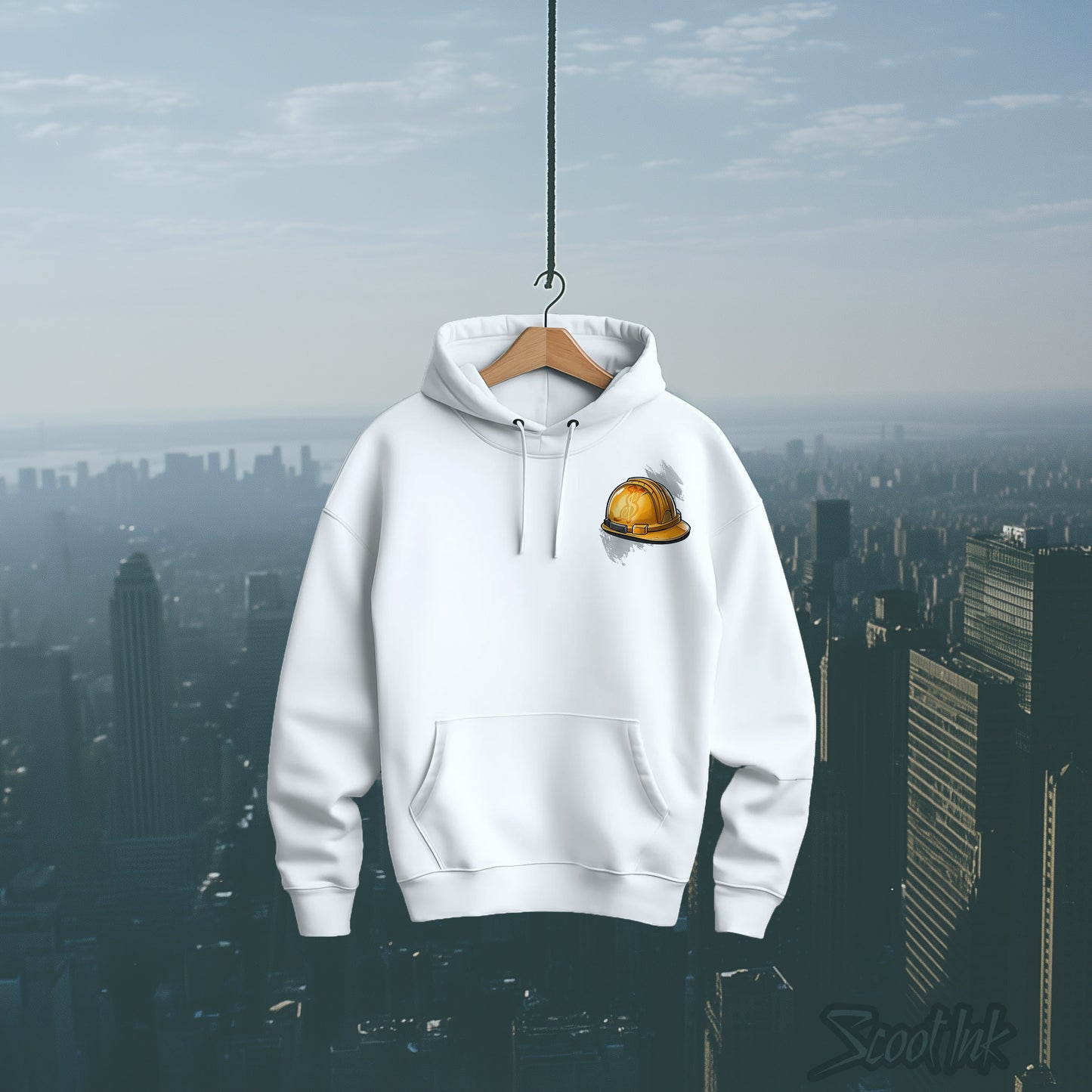 "Under Construction" Oversized Hoodie