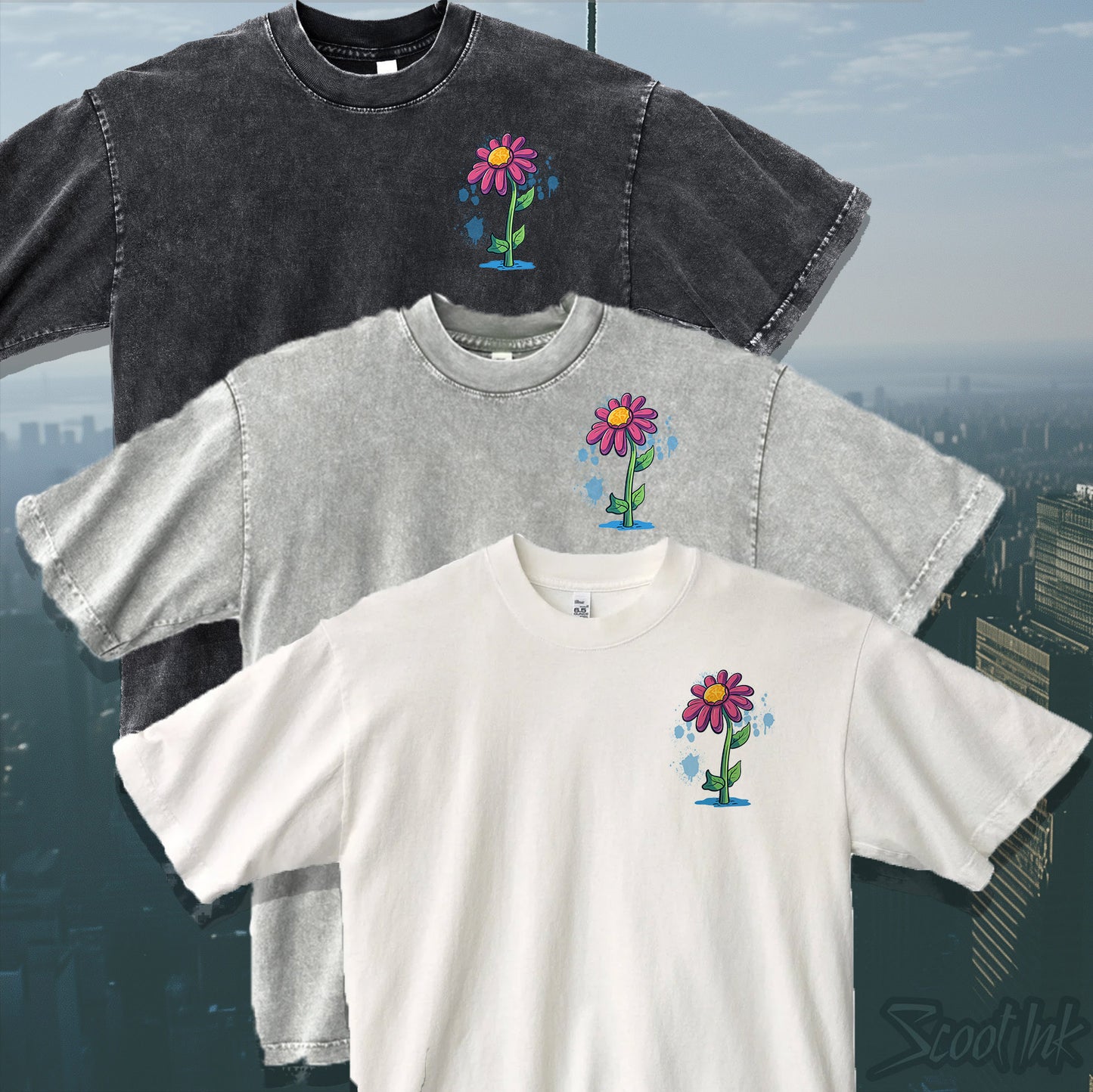 "Flower" Oversized T-Shirt