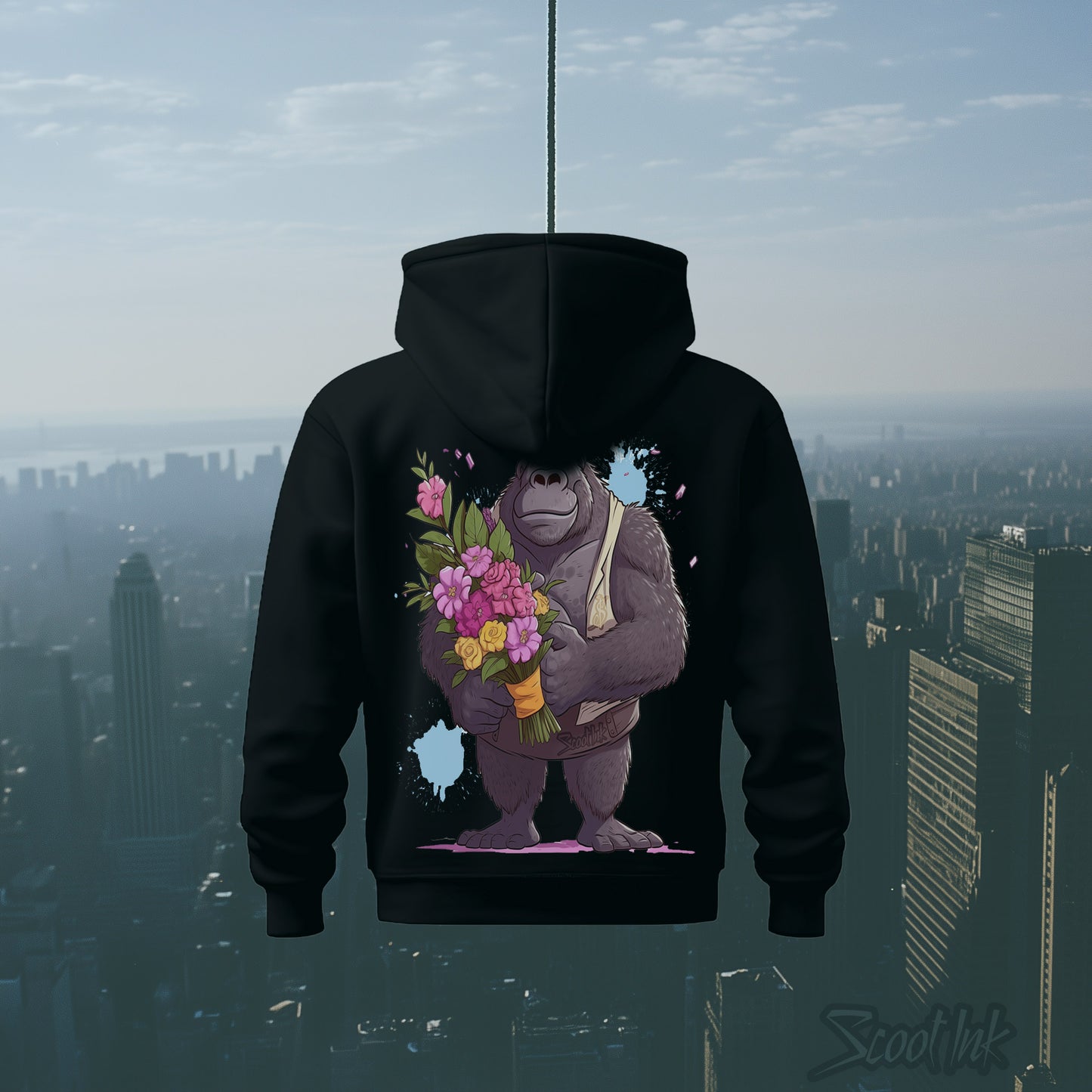 "Flower" Oversized Hoodie