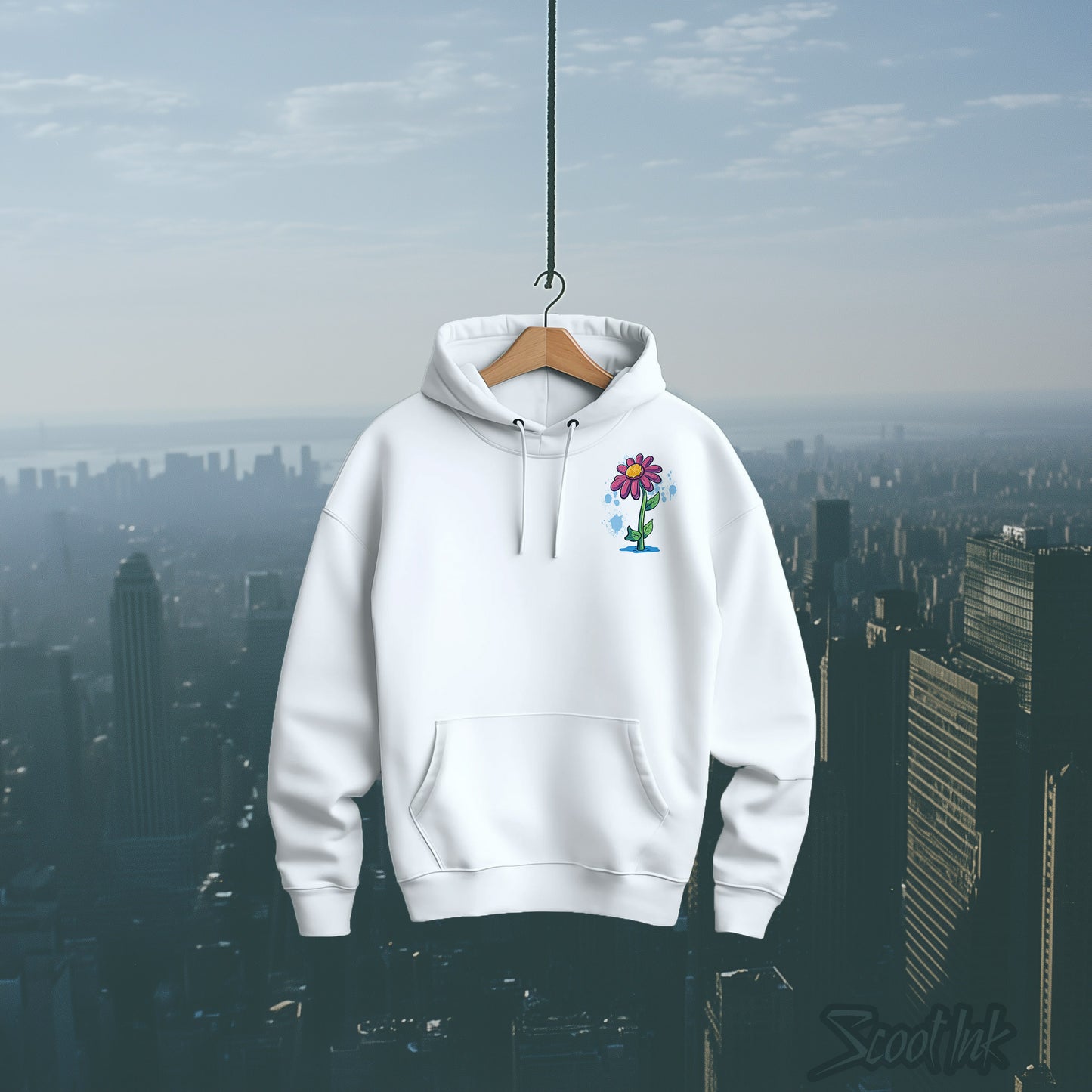 "Flower" Oversized Hoodie
