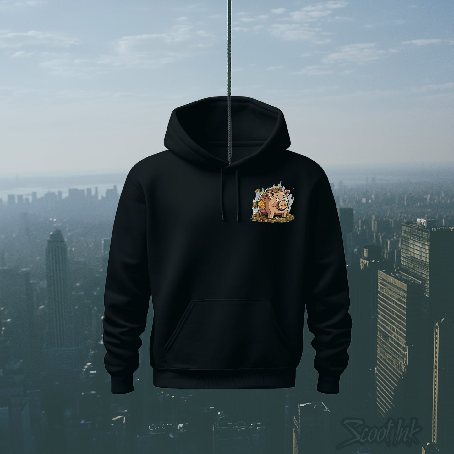 "Tattoo Money" Oversized Hoodie