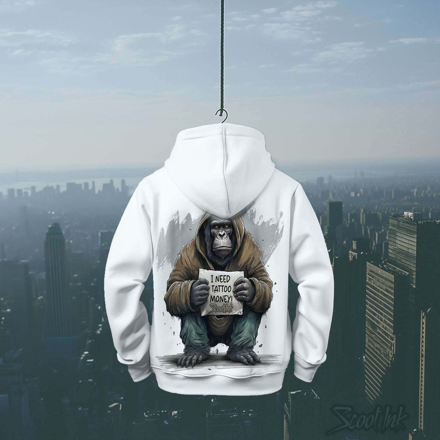 "Tattoo Money" Oversized Hoodie