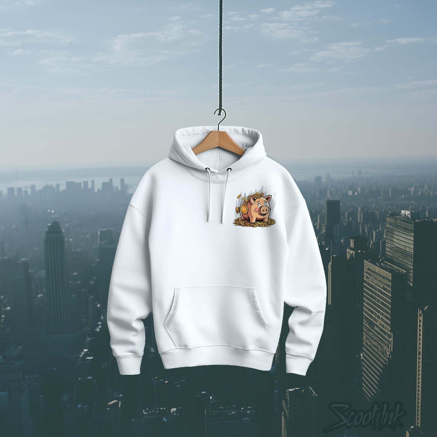 "Tattoo Money" Oversized Hoodie