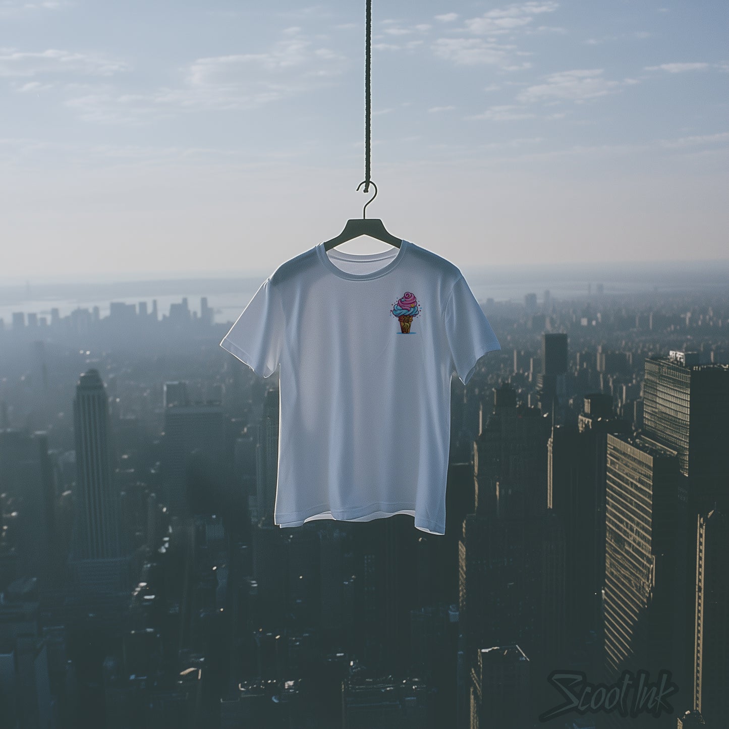 "Ice Cream" Oversized T-Shirt