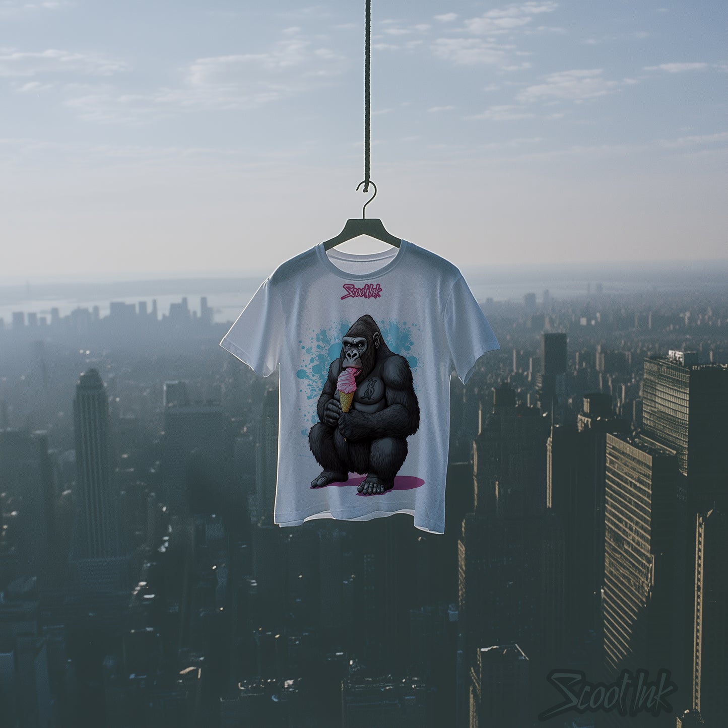 "Ice Cream" Oversized T-Shirt