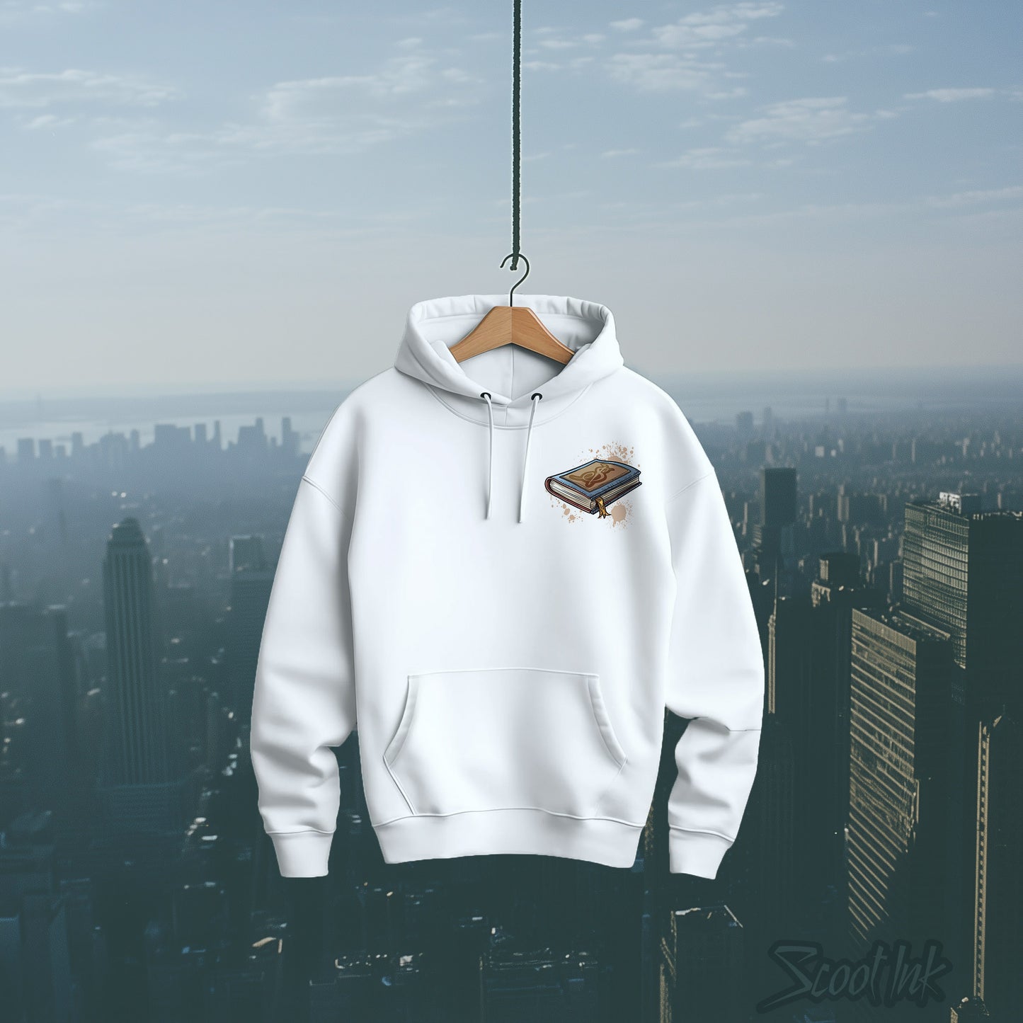 "Book Worm" Oversized Hoodie