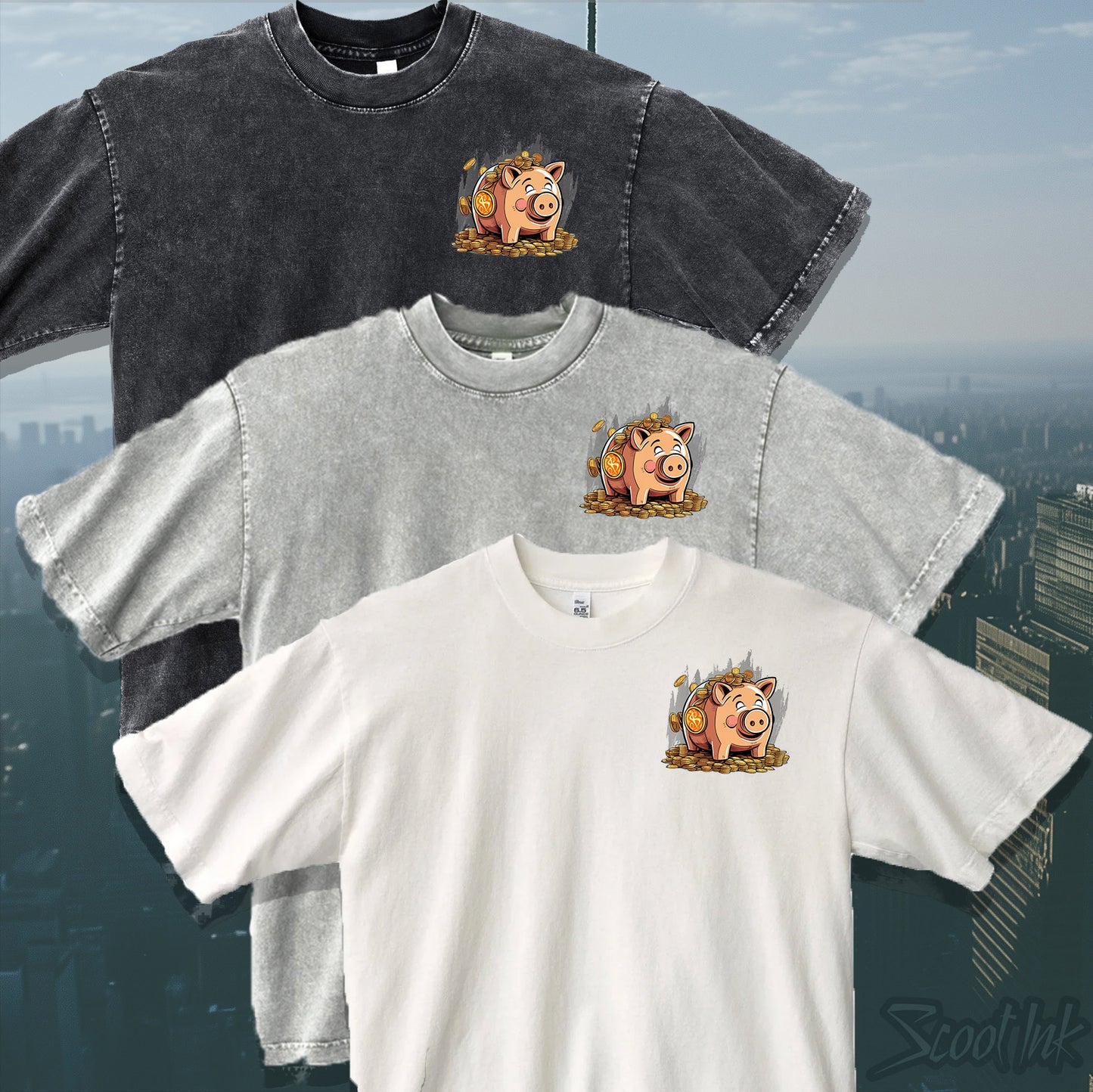 "Tattoo Money" Oversized T-Shirt