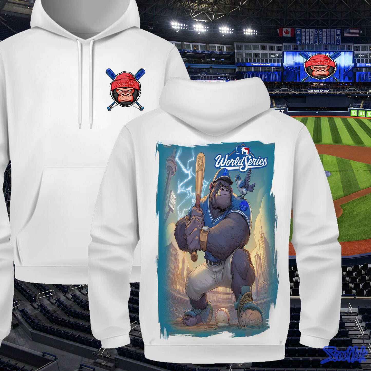 "WORLD SERIES" Oversized Hoodie
