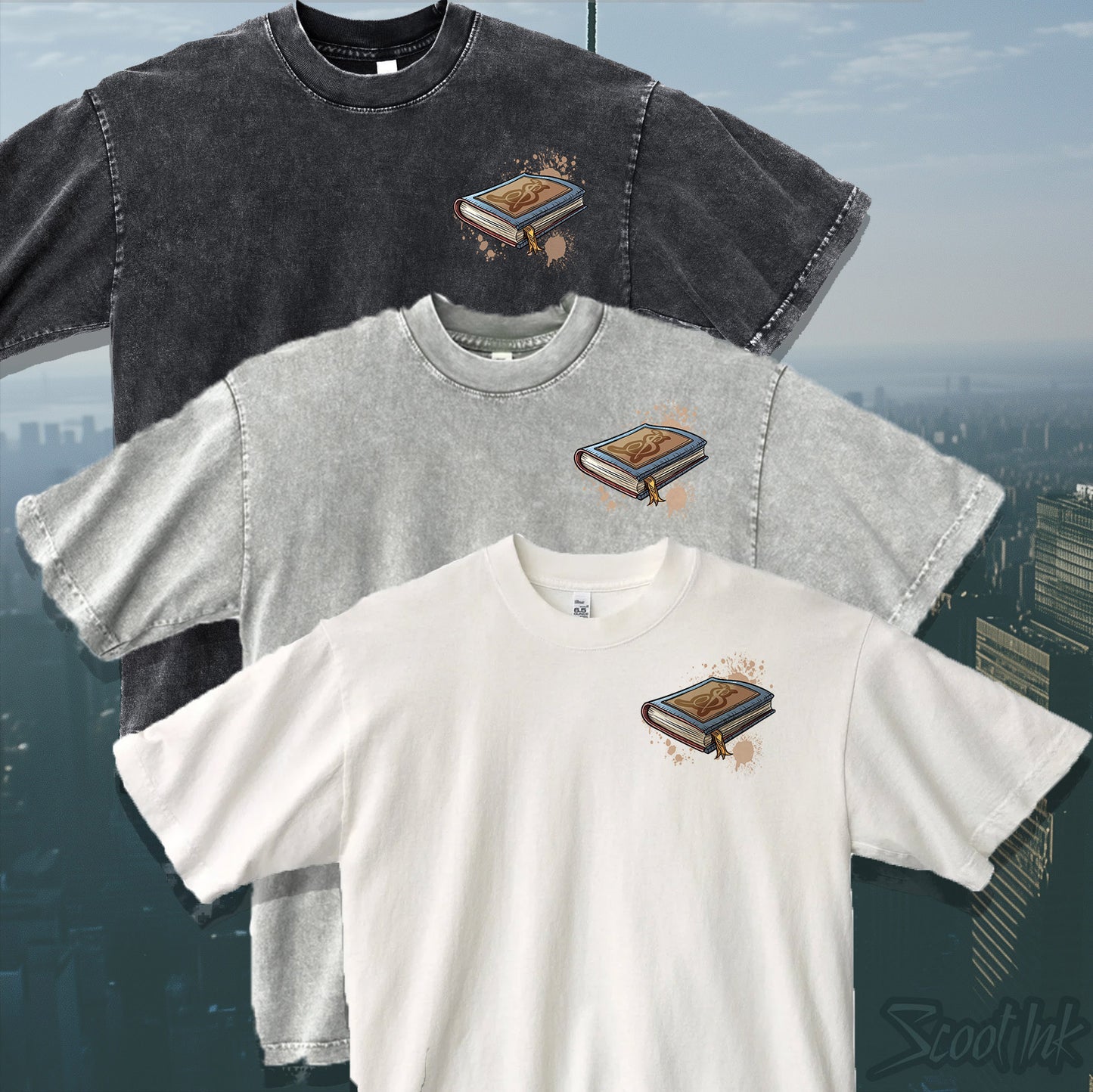 "Book Worm" Oversized T-Shirt