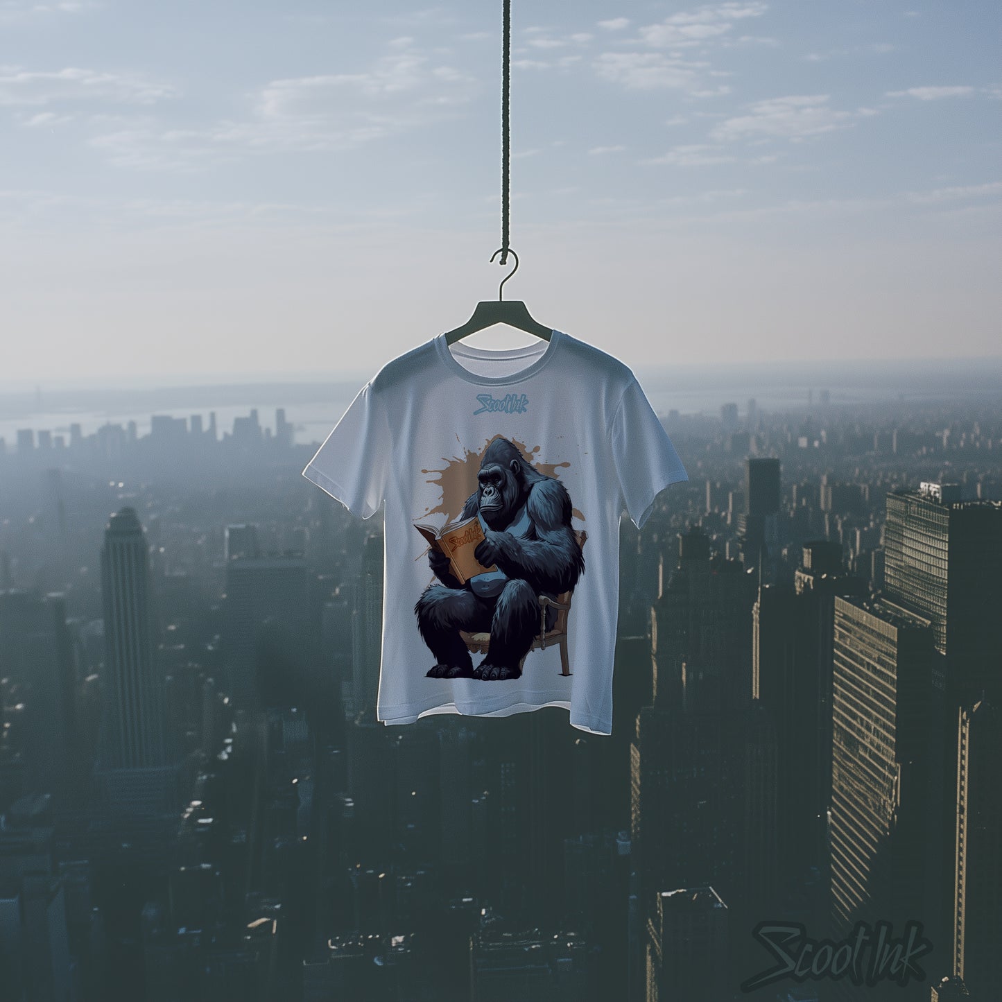 "Book Worm" Oversized T-Shirt