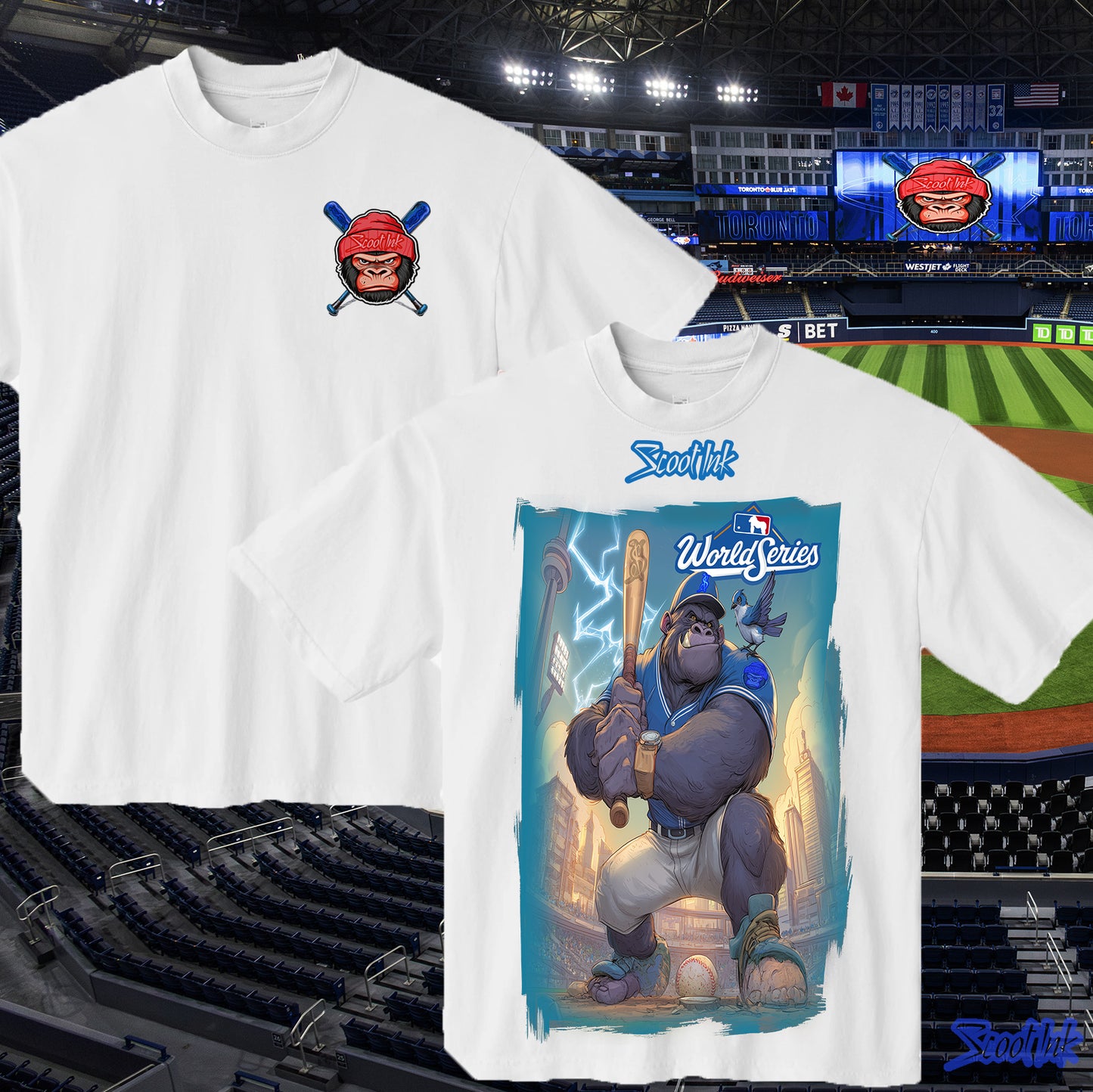 "WORLD SERIES" Oversized T-Shirt